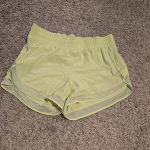 Athleta Light Green Athletic Shorts